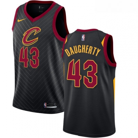 Youth Nike Cleveland Cavaliers 43 Brad Daugherty Swingman Black Alternate NBA Jersey Statement Edition Youth Nike Cleveland Cavaliers 43 Brad Daugherty Swingman Black Alternate NBA Jersey Statement Edition