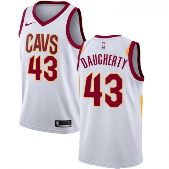 Youth Nike Cleveland Cavaliers 43 Brad Daugherty Swingman White Home NBA Jersey Association Edition Youth Nike Cleveland Cavaliers 43 Brad Daugherty Swingman White Home NBA Jersey Association Edition