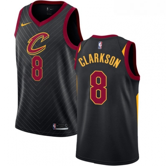 Youth Nike Cleveland Cavaliers 8 Jordan Clarkson Authentic Black NBA Jersey Statement Edition Youth Nike Cleveland Cavaliers 8 Jordan Clarkson Authentic Black NBA Jersey Statement Edition