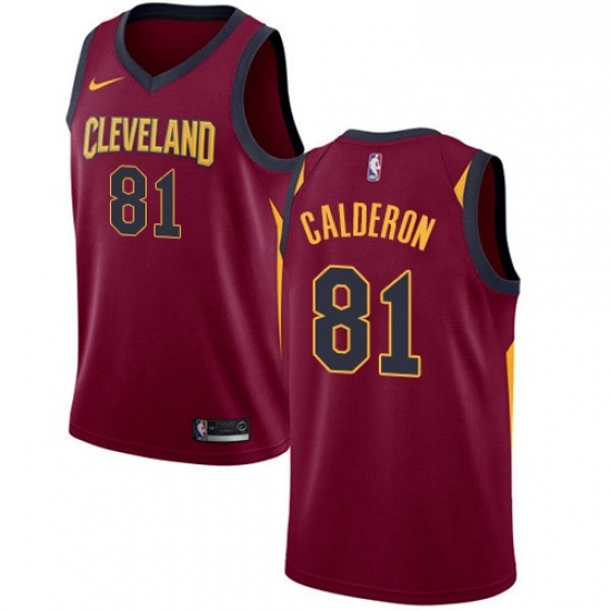 Youth Nike Cleveland Cavaliers 81 Jose Calderon Swingman Maroon Road NBA Jersey Icon Edition Youth Nike Cleveland Cavaliers 81 Jose Calderon Swingman Maroon Road NBA Jersey Icon Edition