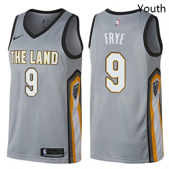 Youth Nike Cleveland Cavaliers 9 Channing Frye Swingman Gray NBA Jersey City Edition Youth Nike Cleveland Cavaliers 9 Channing Frye Swingman Gray NBA Jersey City Edition
