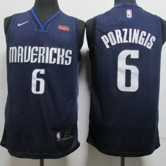Mavericks 6 Kristaps Porzingis Navy Nike Swingman Jersey Mavericks 6 Kristaps Porzingis Navy Nike Swingman Jersey
