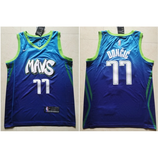 Mavericks 77 Luka Doncic Blue 2019 20 City Edition Nike Swingman Jersey Mavericks 77 Luka Doncic Blue 2019 20 City Edition Nike Swingman Jersey