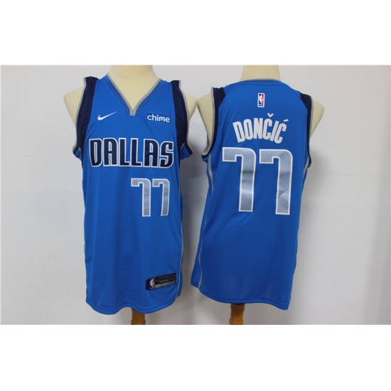 Mavericks 77 Luka Doncic Blue Nike Swingman Jersey Mavericks 77 Luka Doncic Blue Nike Swingman Jersey