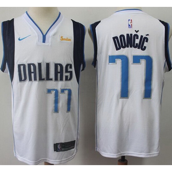 Mavericks 77 Luka Doncic White Nike Swingman Jersey Mavericks 77 Luka Doncic White Nike Swingman Jersey