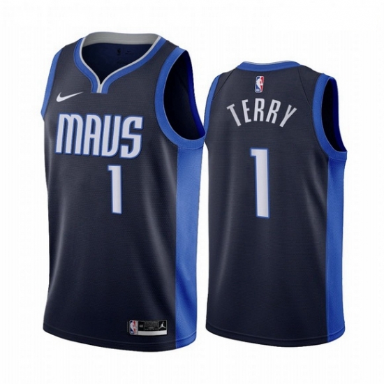 Men Dallas Mavericks 1 Tyrell Terry Navy NBA Swingman 2020 21 Earned Edition Jersey Men Dallas Mavericks 1 Tyrell Terry Navy NBA Swingman 2020 21 Earned Edition Jersey