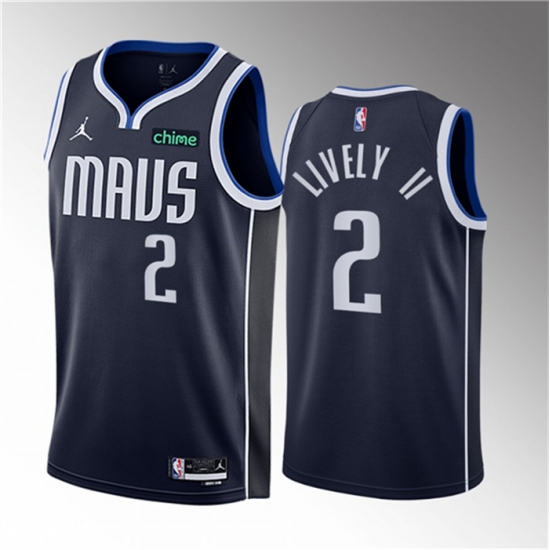 Men Dallas Mavericks 2 Dereck Lively II Navy 2023 Draft Statement Edition Stitched Basketball Jersey Men Dallas Mavericks 2 Dereck Lively II Navy 2023 Draft Statement Edition Stitched Basketball Jersey