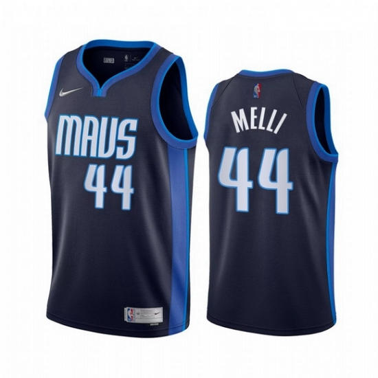 Men Dallas Mavericks 44 Nicolo Melli Navy NBA Swingman 2020 21 Earned Edition Jersey Men Dallas Mavericks 44 Nicolo Melli Navy NBA Swingman 2020 21 Earned Edition Jersey