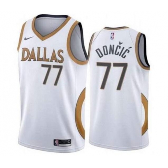 Men Dallas Mavericks 77 Luka Doncic 2020 2021 City Edition NBA Stitched Jersey Men Dallas Mavericks 77 Luka Doncic 2020 2021 City Edition NBA Stitched Jersey
