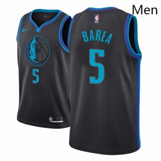 Men NBA 2018 19 Dallas Mavericks 5 J J Barea City Edition Anthracite Jers Men NBA 2018 19 Dallas Mavericks 5 J J Barea City Edition Anthracite Jers
