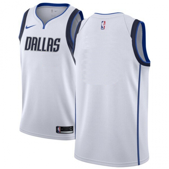 Men NBA Dallas Maverick Blank White Nike Jersey Men NBA Dallas Maverick Blank White Nike Jersey
