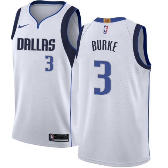 Men Nike Dallas Mavericks 3 Trey Burke White NBA Swingman Association Edition Jersey Men Nike Dallas Mavericks 3 Trey Burke White NBA Swingman Association Edition Jersey