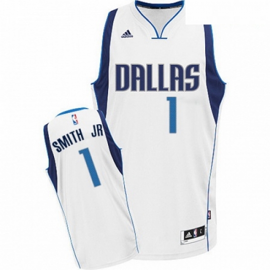 Mens Adidas Dallas Mavericks 1 Dennis Smith Jr Swingman White Home NBA Jersey Mens Adidas Dallas Mavericks 1 Dennis Smith Jr Swingman White Home NBA Jersey