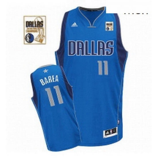 Mens Adidas Dallas Mavericks 11 Jose Barea Swingman Royal Blue Road Champions Patch NBA Jersey Mens Adidas Dallas Mavericks 11 Jose Barea Swingman Royal Blue Road Champions Patch NBA Jersey