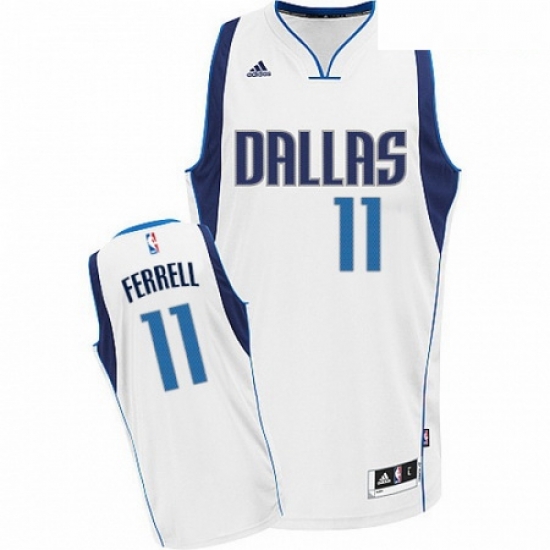 Mens Adidas Dallas Mavericks 11 Yogi Ferrell Swingman White Home NBA Jersey Mens Adidas Dallas Mavericks 11 Yogi Ferrell Swingman White Home NBA Jersey