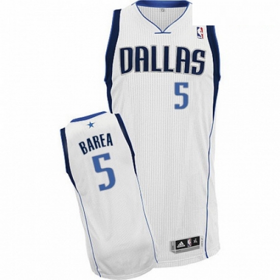 Mens Adidas Dallas Mavericks 5 Jose Juan Barea Authentic White Home NBA Jersey Mens Adidas Dallas Mavericks 5 Jose Juan Barea Authentic White Home NBA Jersey