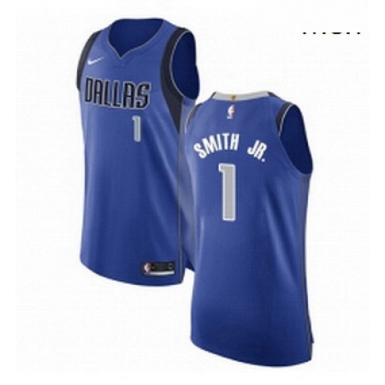 Mens Nike Dallas Mavericks 1 Dennis Smith Jr Authentic Royal Blue Road NBA Jersey Icon Edition Mens Nike Dallas Mavericks 1 Dennis Smith Jr Authentic Royal Blue Road NBA Jersey Icon Edition