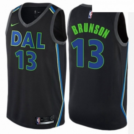 Mens Nike Dallas Mavericks 13 Jalen Brunson Swingman Black NBA Jersey City Edition Mens Nike Dallas Mavericks 13 Jalen Brunson Swingman Black NBA Jersey City Edition