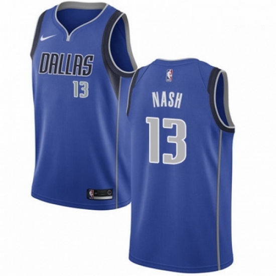 Mens Nike Dallas Mavericks 13 Steve Nash Swingman Royal Blue Road NBA Jersey Icon Edition Mens Nike Dallas Mavericks 13 Steve Nash Swingman Royal Blue Road NBA Jersey Icon Edition