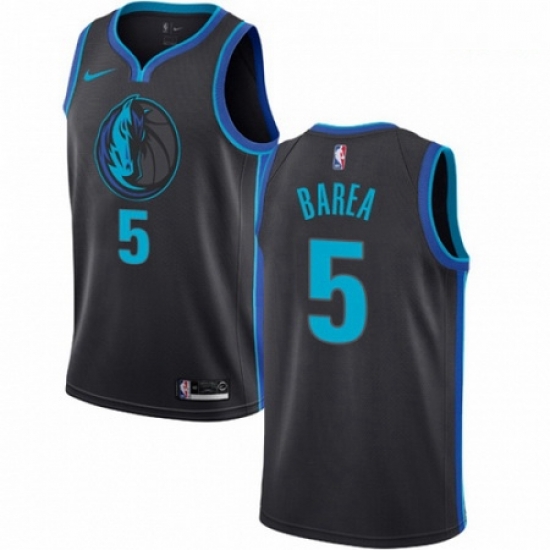 Mens Nike Dallas Mavericks 5 Jose Juan Barea Swingman Charcoal NBA Jersey City Edition Mens Nike Dallas Mavericks 5 Jose Juan Barea Swingman Charcoal NBA Jersey City Edition