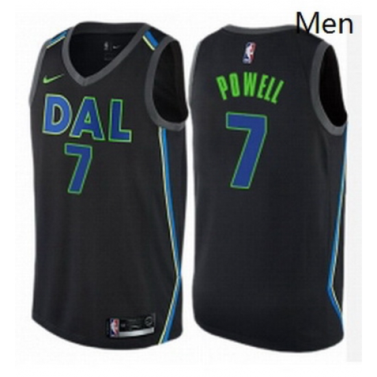 Mens Nike Dallas Mavericks 7 Dwight Powell Swingman Black NBA Jersey City Edition Mens Nike Dallas Mavericks 7 Dwight Powell Swingman Black NBA Jersey City Edition