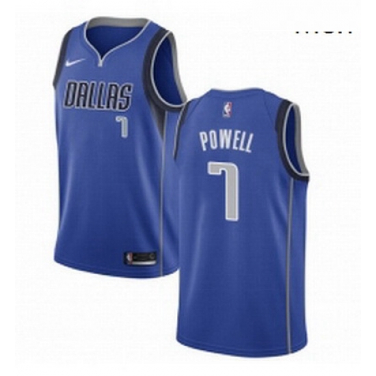 Mens Nike Dallas Mavericks 7 Dwight Powell Swingman Royal Blue NBA Jersey Icon Edition Mens Nike Dallas Mavericks 7 Dwight Powell Swingman Royal Blue NBA Jersey Icon Edition