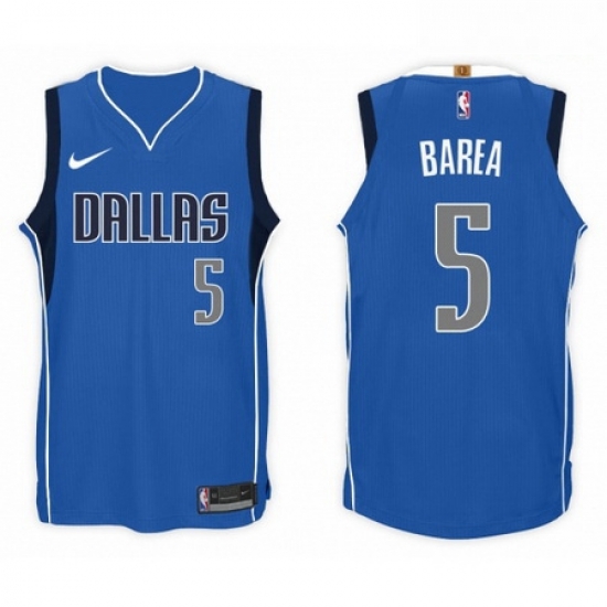Nike NBA Dallas Mavericks 5 J J Barea Jersey 2017 18 New Season Blue Jers Nike NBA Dallas Mavericks 5 J J Barea Jersey 2017 18 New Season Blue Jers