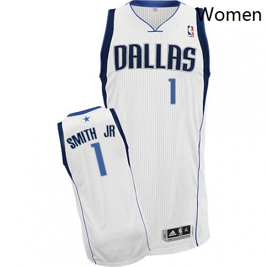 Womens Adidas Dallas Mavericks 1 Dennis Smith Jr Authentic White Home NBA Jersey Womens Adidas Dallas Mavericks 1 Dennis Smith Jr Authentic White Home NBA Jersey