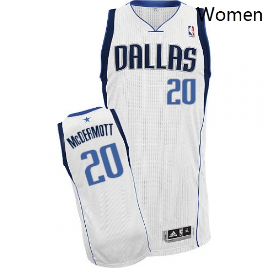 Womens Adidas Dallas Mavericks 20 Doug McDermott Authentic White Home NBA Jersey Womens Adidas Dallas Mavericks 20 Doug McDermott Authentic White Home NBA Jersey