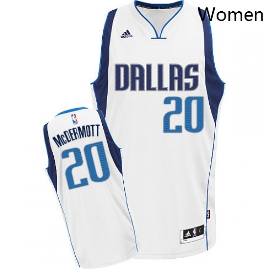 Womens Adidas Dallas Mavericks 20 Doug McDermott Swingman White Home NBA Jersey Womens Adidas Dallas Mavericks 20 Doug McDermott Swingman White Home NBA Jersey