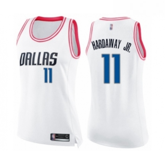 Womens Dallas Mavericks 11 Tim Hardaway Jr Swingman White Pink Fashion Basketball Jersey Womens Dallas Mavericks 11 Tim Hardaway Jr Swingman White Pink Fashion Basketball Jersey