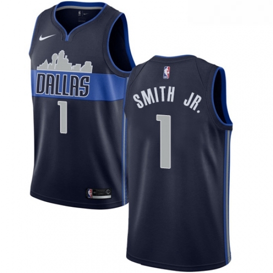 Womens Nike Dallas Mavericks 1 Dennis Smith Jr Authentic Navy Blue NBA Jersey Statement Edition Womens Nike Dallas Mavericks 1 Dennis Smith Jr Authentic Navy Blue NBA Jersey Statement Edition