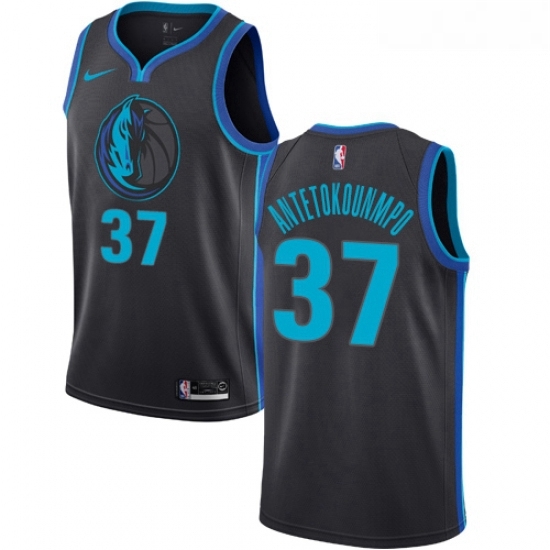 Womens Nike Dallas Mavericks 37 Kostas Antetokounmpo Swingman Charcoal NBA Jersey City Edition Womens Nike Dallas Mavericks 37 Kostas Antetokounmpo Swingman Charcoal NBA Jersey City Edition