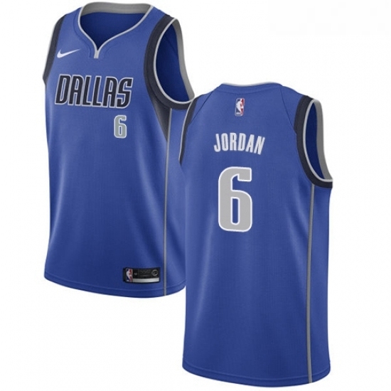 Womens Nike Dallas Mavericks 6 DeAndre Jordan Swingman Royal Blue NBA Jersey Icon Edition Womens Nike Dallas Mavericks 6 DeAndre Jordan Swingman Royal Blue NBA Jersey Icon Edition