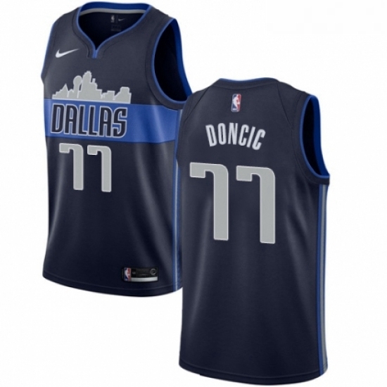 Womens Nike Dallas Mavericks 77 Luka Doncic Authentic Navy Blue NBA Jersey Statement Edition Womens Nike Dallas Mavericks 77 Luka Doncic Authentic Navy Blue NBA Jersey Statement Edition