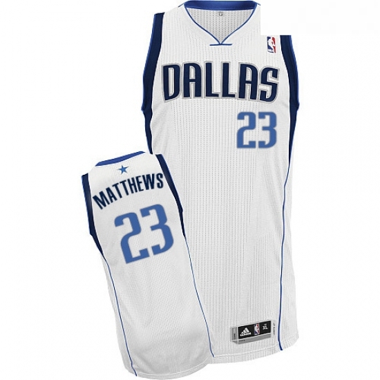 Youth Adidas Dallas Mavericks 23 Wesley Matthews Authentic White Home NBA Jersey Youth Adidas Dallas Mavericks 23 Wesley Matthews Authentic White Home NBA Jersey