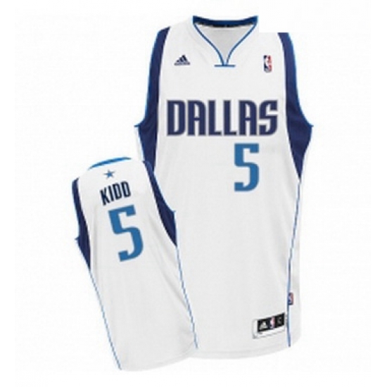 Youth Adidas Dallas Mavericks 5 Jason Kidd Swingman White Home NBA Jersey Youth Adidas Dallas Mavericks 5 Jason Kidd Swingman White Home NBA Jersey