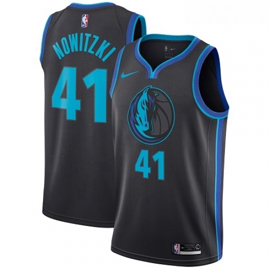 Youth Nike Dallas Mavericks 41 Dirk Nowitzki Swingman Charcoal NBA Jersey City Edition Youth Nike Dallas Mavericks 41 Dirk Nowitzki Swingman Charcoal NBA Jersey City Edition