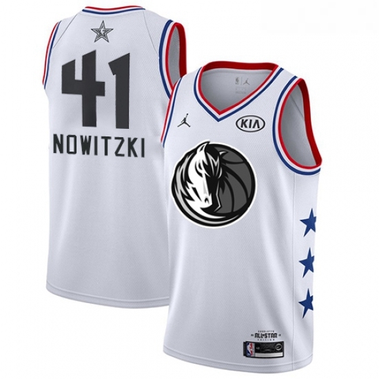 Youth Nike Dallas Mavericks 41 Dirk Nowitzki White NBA Jordan Swingman 2019 All Star Game Jersey Youth Nike Dallas Mavericks 41 Dirk Nowitzki White NBA Jordan Swingman 2019 All Star Game Jersey