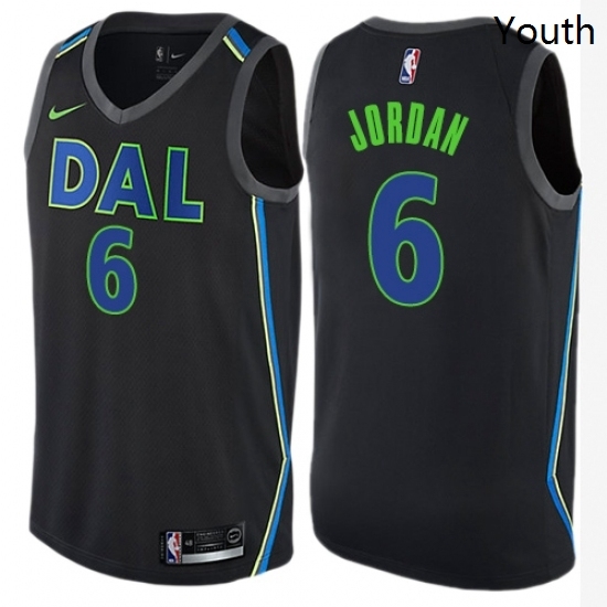 Youth Nike Dallas Mavericks 6 DeAndre Jordan Swingman Black NBA Jersey City Edition Youth Nike Dallas Mavericks 6 DeAndre Jordan Swingman Black NBA Jersey City Edition