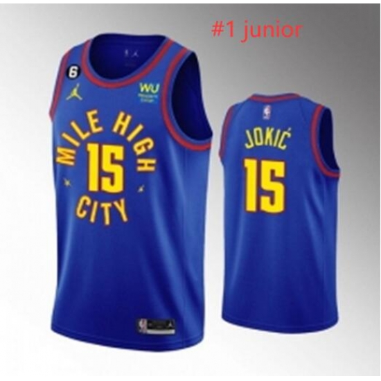 Men Blue Junior #1 Jersey Men Blue Junior #1 Jersey
