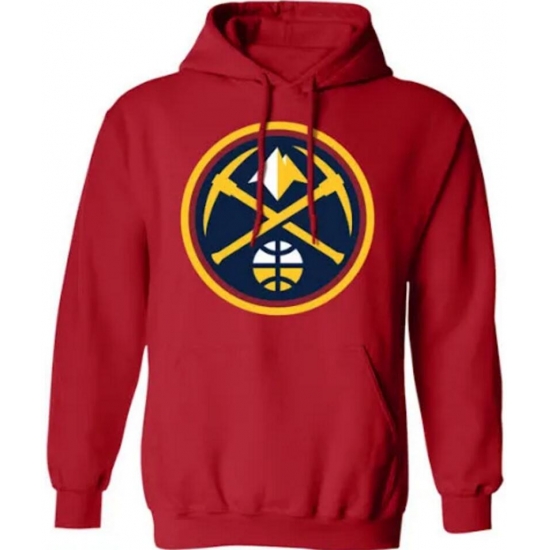 Men Denver Nugget Red Hoodie Men Denver Nugget Red Hoodie