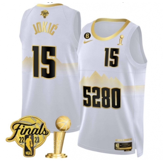 Men Denver Nuggets Nicola Jokic 2023 Finals and Champions Patch Jersey Men Denver Nuggets Nicola Jokic 2023 Finals and Champions Patch Jersey