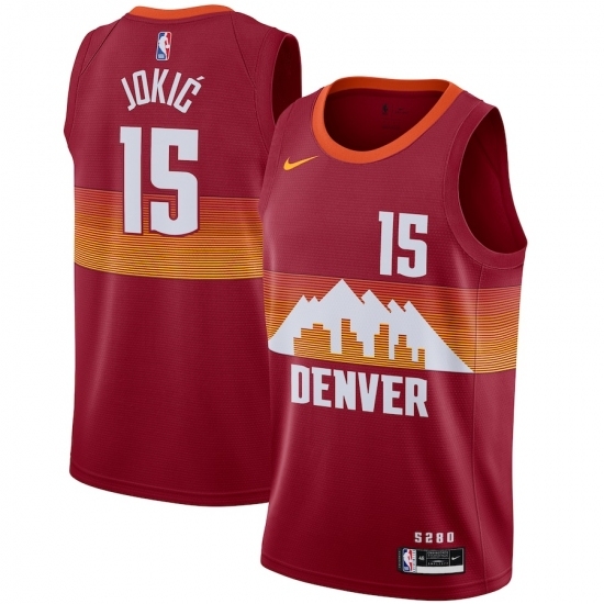 Men Denver Nuggets Nikola Jokic Nike Red 2020 21 Swingman Player Jersey Men Denver Nuggets Nikola Jokic Nike Red 2020 21 Swingman Player Jersey