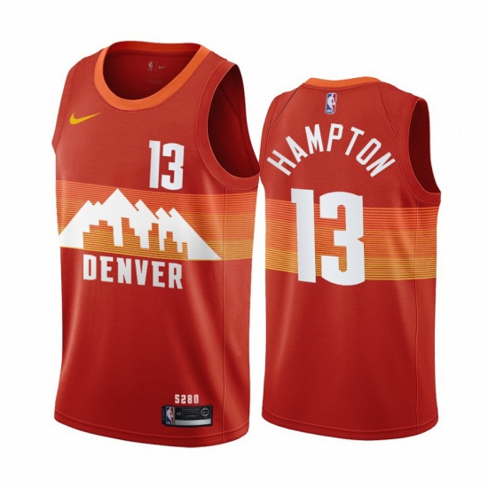 Men Nike Denver Nuggets 13 R J Hampton Red NBA Swingman 2020 21 City Edition Jersey Men Nike Denver Nuggets 13 R J Hampton Red NBA Swingman 2020 21 City Edition Jersey