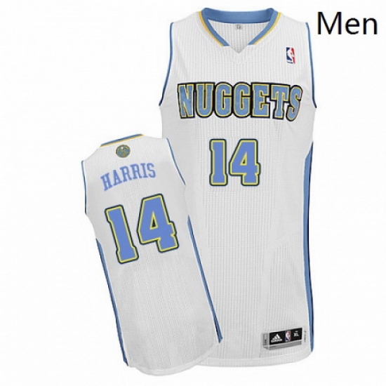 Mens Adidas Denver Nuggets 14 Gary Harris Authentic White Home NBA Jersey Mens Adidas Denver Nuggets 14 Gary Harris Authentic White Home NBA Jersey