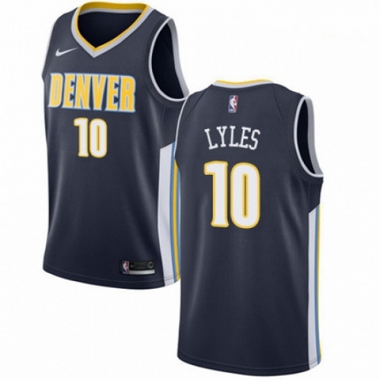 Mens Nike Denver Nuggets 10 Trey Lyles Swingman Navy Blue Road NBA Jersey Icon Edition Mens Nike Denver Nuggets 10 Trey Lyles Swingman Navy Blue Road NBA Jersey Icon Edition