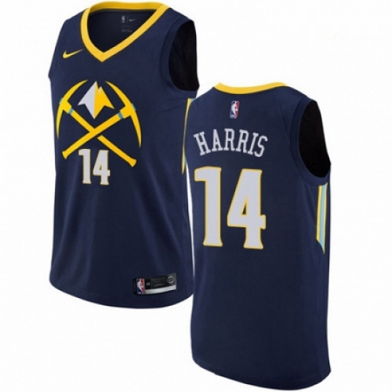 Mens Nike Denver Nuggets 14 Gary Harris Authentic Navy Blue NBA Jersey City Edition Mens Nike Denver Nuggets 14 Gary Harris Authentic Navy Blue NBA Jersey City Edition