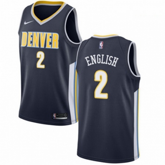 Mens Nike Denver Nuggets 2 Alex English Authentic Navy Blue Road NBA Jersey Icon Edition Mens Nike Denver Nuggets 2 Alex English Authentic Navy Blue Road NBA Jersey Icon Edition