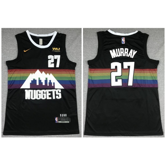 Nuggets 27 Jamal Murray Black City Edition Nike Swingman Jersey Nuggets 27 Jamal Murray Black City Edition Nike Swingman Jersey
